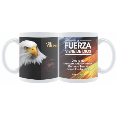 taza cristiana se fuerte la vid