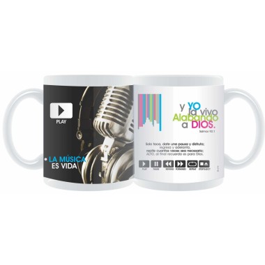 taza cristiana  la vid guadalajara libreria